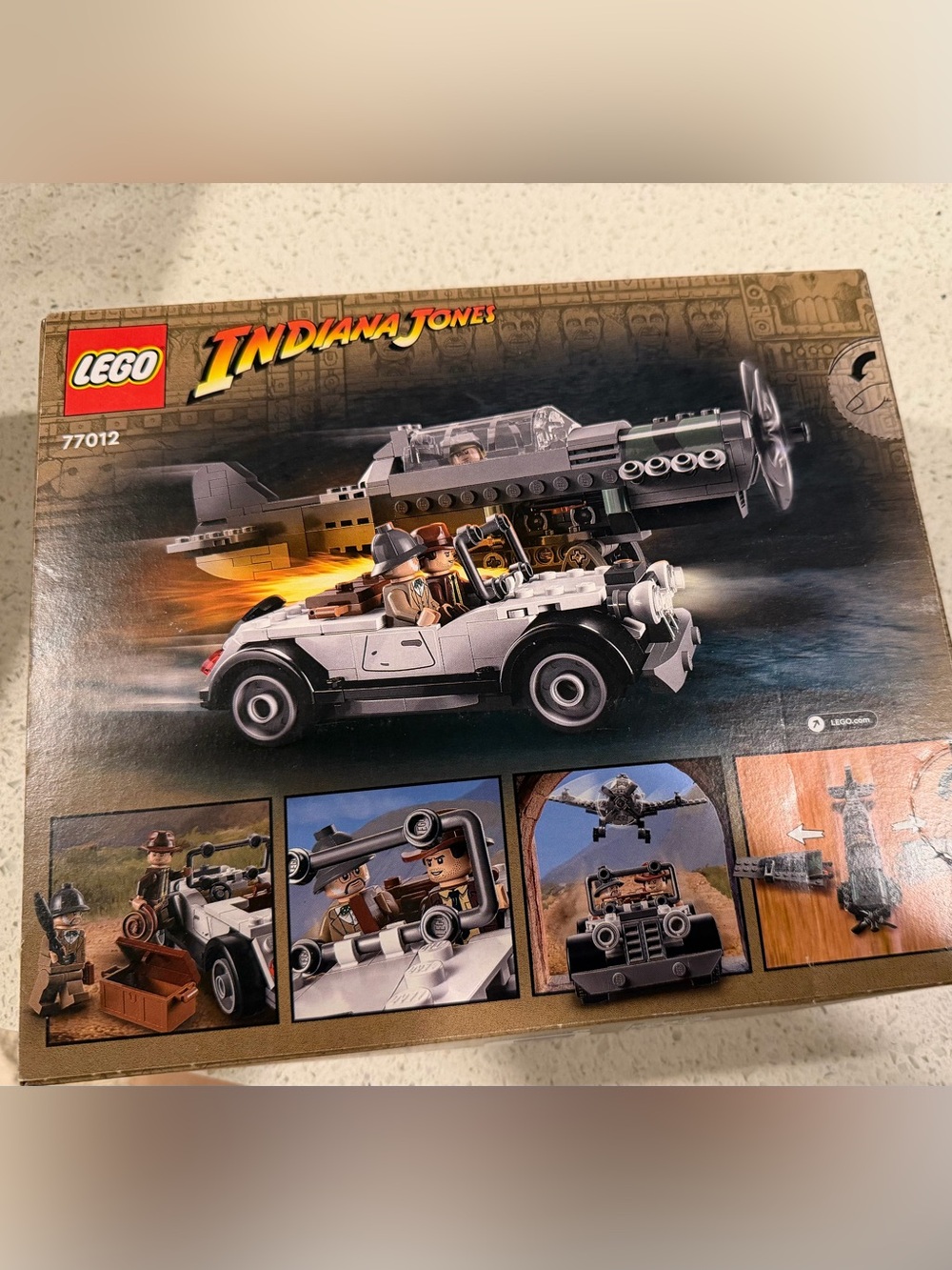 LEGO Indiana Jones Gray and Black Car & Plane Adventure Set